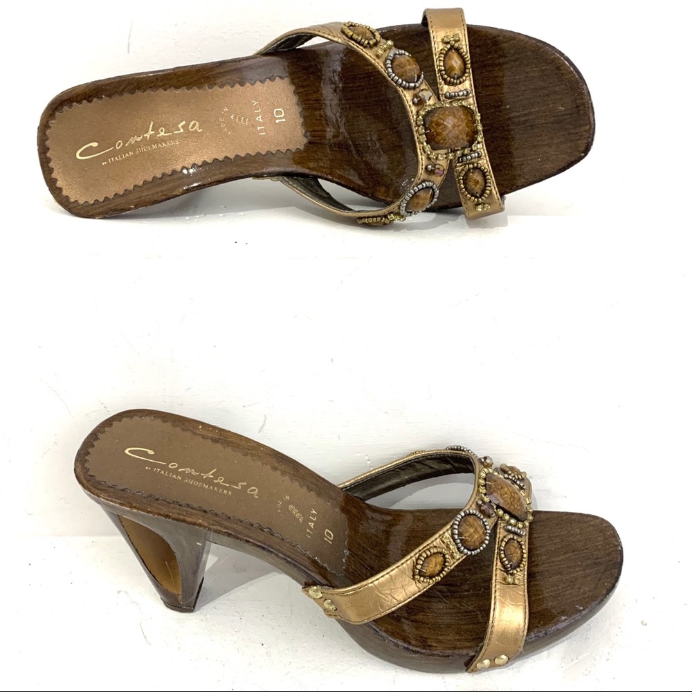 Contesa Wooden sandals size 10